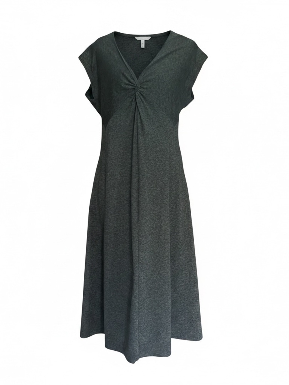Patagonia Seabrook Bandha Dress Medium Forge Grey Heather Knit Capsleeve 58731